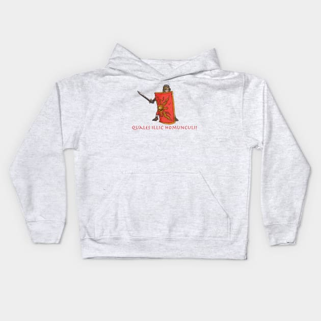 Kick ass Roman Kids Hoodie by Hominid